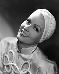 Greta Garbo as Anna Karenina wore the fur by designer Adrian.