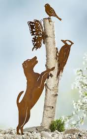 Finden Fur Gartenstecker Metallstecker Schmetterlingvogelspe Baumdeko Gartenstecker Rost Deko Garten