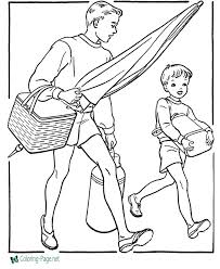 Click on the image to view the pdf. Father S Day Coloring Page Beach Day