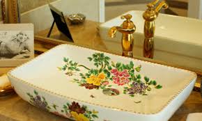 And in this small space , the side faucet is a smart choice. 75 Inspiring Bathroom Sink Ideas That Are Both Functional And Stylish Home And Gardens