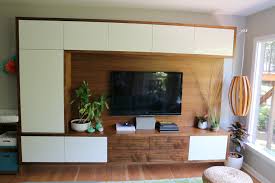 Browse ikea's huge selection of tv and media storage units to find the right combination to perfectly match rooms of all sizes at affordable prices Ikea Media Center Besta Contemporary Family Room Portland By One Of A Kind Woodworks Houzz