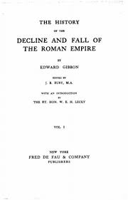 The History Of The Decline And Fall Of The Roman Empire Vol