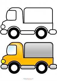 To print the coloring page Match Up Coloring Pages Delivery Truck Kidspressmagazine Com