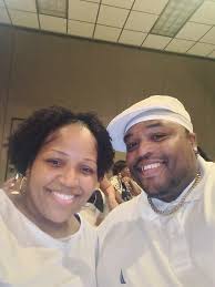 Me and the wife at a white party Saturday