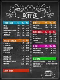 Vintage coffee menu 2 banners board. This Is Entry 26 By Avalenti2 In A Crowdsourcing Contest Design Menu Boards For Coffee Shop For 175 Coffee Shop Menu Coffee Shop Menu Board Cafe Menu Boards