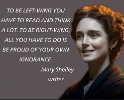 What it means to be left wing and to be right wing by Mary Shelly :  r/CommunismMemes