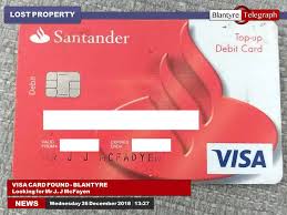 Please call immediately if you believe your card or pin has been lost, stolen or compromised. Lost Property Bank Card Found Blantyre Telegraph Facebook