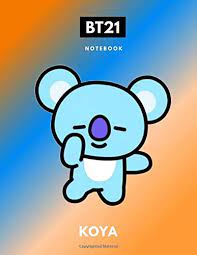 Even though the fans love and support bts and bt21, rm's koya has been making . Bts Bt21 Koya Rm Gradient Color Kpop Notebook Back To School Wide Ruled Composition Journal For Grade School Girls Mompreneur Momd 9781686362408 Amazon Com Books