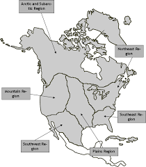 Native Americans Cultural Regions In North America Native American Map Native American Regions Map Native American Regions