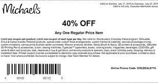 Michaels Coupon 40 Off With Coupon Groupon Michaels Coupon Artfully Sent Close To My Heart