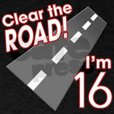 Birthday Card For 16 Year Old Boy Clear The Road Im 16 Dark T Shirt Clear The Road I M 16 Dark T Shirt By Offensive And Funny Shirts And Gifts Cafepress Birthday Cards For Boys Birthday Boy Shirts Cool