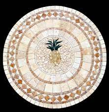 Pineapple Natural Stone Tables 1300 Mosaic Patterns Free Mosaic Patterns Mosaic