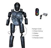LED Robot Cosplay Glowing Costume Outfits Party Show Night ...
