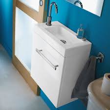 Casto Lave Mains Seymour En Resine Blanche Dimensions L 44 X P 23 X H 5 Cm 59euros Avec Images Meuble Lave Main Lave Main Idee Wc
