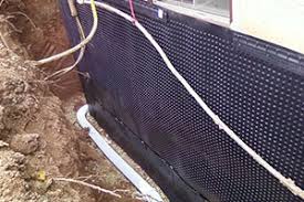 Locate an end of the french drain. Exterior Waterproofing French Drains Exterior Membranes And Downspout Extensions