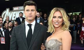 Snl funnyman colin jost has confirmed reports that his wife scarlett johansson is pregnant with her second child. Colin Jost Is Father Figure For Scarlett Johansson S Daughter Daily Mail Online