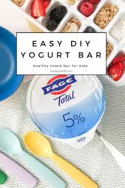 Yogurt mountain offers more than 50 toppings. Easy Diy Yogurt Bar For Kids Lovely Lucky Life