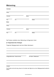 Vordrucke.de soweit gesetzlich zulässig, reicht die abgabe der erklärung in. Gewerblicher Mietvertrag Pdf Pdf Vorlage Zum Ausdrucken