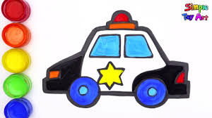 Police coloring pages police cars police car with face coupe usa patrol car& more free printable coloring pages discover colomio. How To Draw A Police Supercar Police Car Coloring Page Youtube
