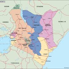 A cada país que passamos, fazemos um confronto entre. Mapa Politico Do Quenia Mapa Do Mapa Politico Do Quenia Africa Oriental Africa