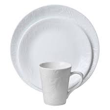Black And White Corelle Dishes Corelle Embossed Bella Faenza 16 Pc Dinnerware Set With Images Corelle Dinnerware Set Corelle Dinnerware Dinnerware Sets