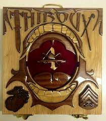 Screeeeeeaaaam Custom Campaign Hat Press Wood Shop Projects Military Gifts Custom Woodworking