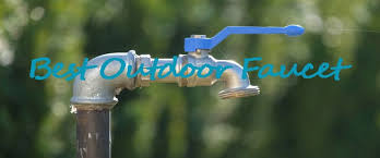 Outdoor water spigot measuring approximately 5 long including the thread, 4 tall and the spout opening is 1/2. Top 10 Best Outdoor Faucet Reviews In 2021