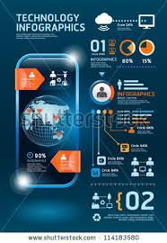 Infographics Set And Information Technology Graphics Vector By Ponsuwan Via Shutterstock Infographic Design Free Infographic Templates Infographic Templates