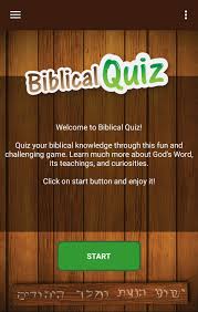 If you paid attention in history class, you might have a shot at a few of these answers. Biblical Quiz For Android Apk Download