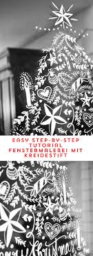 Diy Opulente Weihnachtliche Fensterdeko Mit Kreidemarker