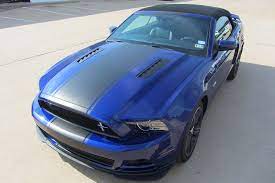 2013 2014 Mustang Super Snake Style Stripes From Big Worm Graphix Blue Mustang 2014 Mustang Mustang Super Snake