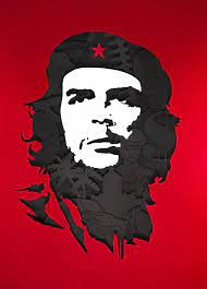 Che guevara was a prominent communist figure in the cuban revolution who went on to become a guerrilla leader in south america. Portrait Series 1 Ernesto Che Guevarra Illustration Papercut Handcrafted Tactile Revolution Cuba Portr Che Guevara Images Che Guevara Art Che Quevara