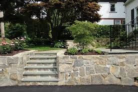 This is an artificial terrace or step cascade of them, each element of which holds a certain soil portion. Landscape Retaining Wall Steps And Driveway Traditional Landscape New York By Manzer S Landscape Design Development Houzz