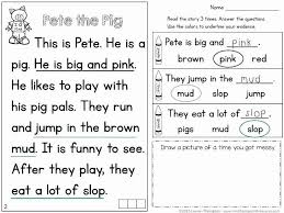 Kindergarten Reading Comprehension Worksheets Pdf Kindergar Reading Comprehension Kindergarten Kindergarten Reading Worksheets Reading Comprehension Worksheets