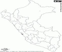 Mapa De Peru Para Colorear Pintar E Imprimir