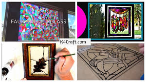 Please share a photo in our facebook group or tag me on social media with #jennifermaker. Diy Faux Stained Glass With Acrylic Paint Crafty Stuff Video Tutorial K4 Craft