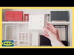 Diy 3 Drawer Chest Internal System Ikea Hemnes Miniature Furniture Enable Subtitles Youtube In 2020 Ikea 3 Drawer Chest Ikea Hemnes Diy Dollhouse Furniture