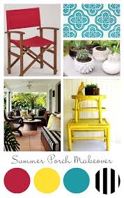 Handmaker Of Things Pool House Decor Porch Makeover Red Patio