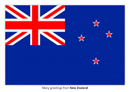 På sidan två finns landets flagga färdig att skriva ut. Many Greetings From New Zealand Semesterhalsningar Skicka Riktiga Vykort Pa Natet