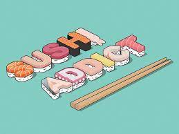 Sushi Addicts Sushi Cartoon Sushi Drawing Sushi Artwork