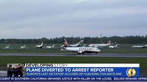 Belarus forces down plane to seize dissident; Cl8ttad5helfmm