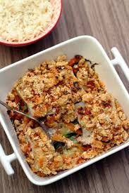 Crumble De Poisson Au Chorizo Sur Julienne De Legumes Amandine Cooking Julienne De Legumes Recettes De Cuisine Recette Poisson