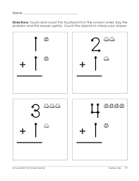 Present you what you want. Touch Point Math Worksheet Touch Math Worksheets Touch Math Touch Point Math