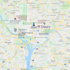 Colleges In Washington D C Map Map Washington Washington Dc