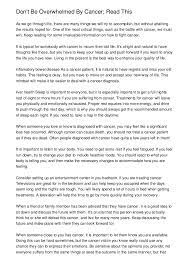 Cancers are very sensitive and will retreat into their shell if. Don T Be Overwhelmed By Cancer Read This