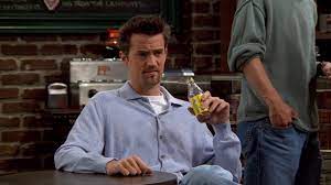 Ross discovers that rachel still loves him and. Yoo Hoo Chocolate Drink Held By Matthew Perry Chandler Bing In Friends Season 3 Episode 23 The One With Ross S Thing 1997