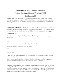 Maybe you would like to learn more about one of these? Cis 3003 Spring 2019 Final Term Assignment Problem Chegg Com