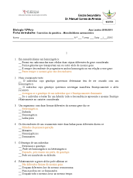 Entenda o que é a união, a intersecção e a diferença de conjuntos. Exercicios De Genetica Alelo Zigosidade