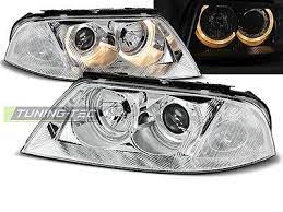 New Set Headlights Lamps Lhd Rhd Lpvw33 Vw Passat 3bg B5 Fl 00 05 Angel Eyes View More On The Link Http Www Zepp Headlights External Lighting Vw Passat