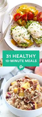 10 Minute Recipes 29 Healthy Fast Meals Avec Images Repas Sain